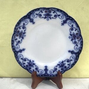 Johnson Bros Blue Flow Jewel 7” Dessert Plate Fine Bone China
